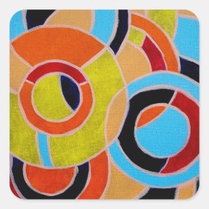 Composition #22 by Michael Moffa Square Sticker