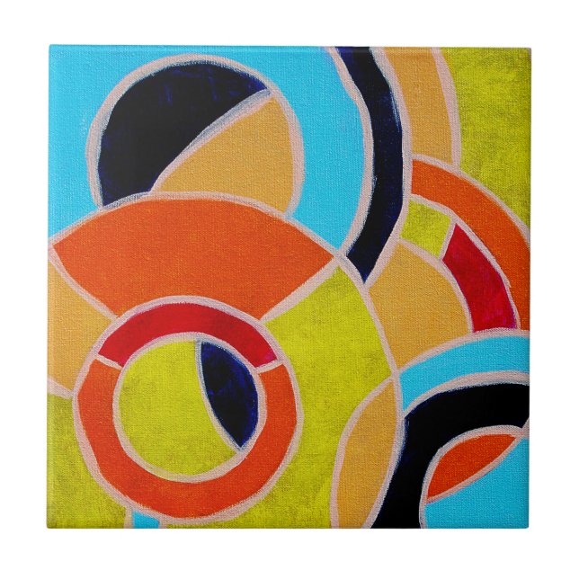 Composition #22 by Michael Moffa Tile (Front)
