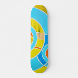 Composition #23A by Michael Moffa Skateboard