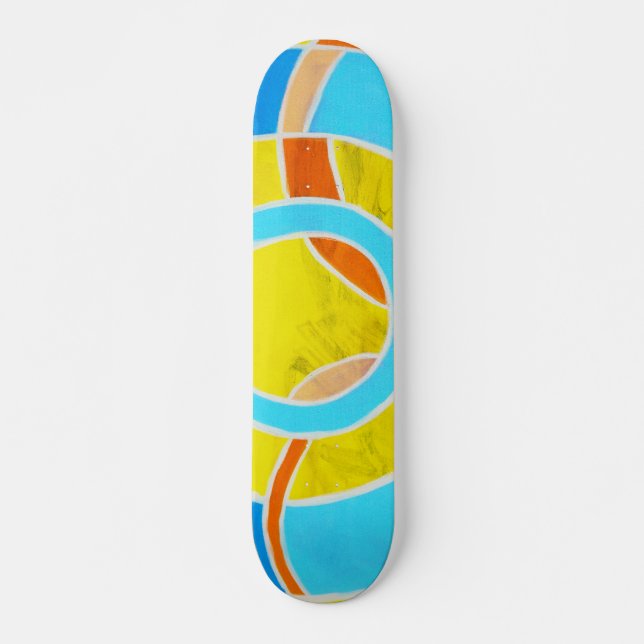 Composition #23B by Michael Moffa Skateboard (Front)
