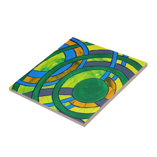 Composition #28 by Michael Moffa Tile (Side)