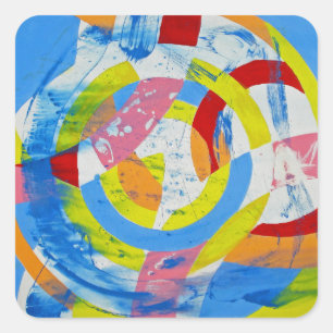 Composition #2 by Michael Moffa Square Sticker