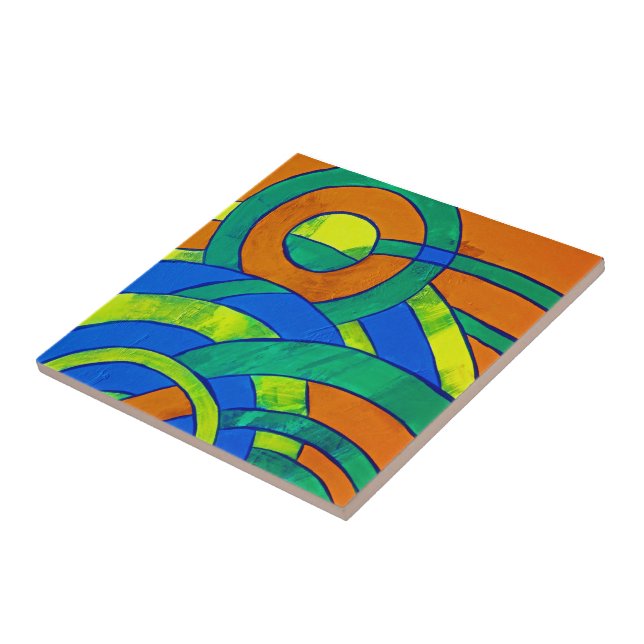 Composition #30 by Michael Moffa Tile (Side)
