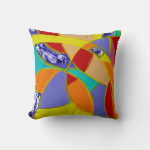 Composition #5 by Michael Moffa Cushion