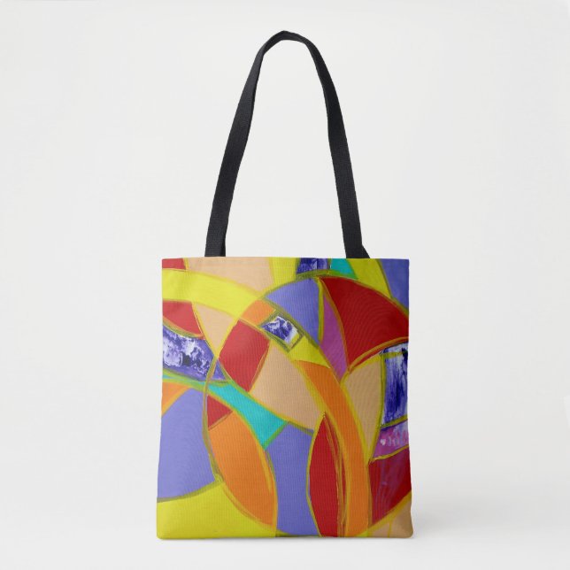 Composition #5 by Michael Moffa Tote Bag (Front)