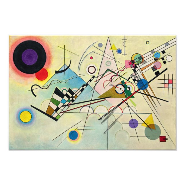 Composition 8, 1923 by Wassily Kandinsky Photo Print (Front)