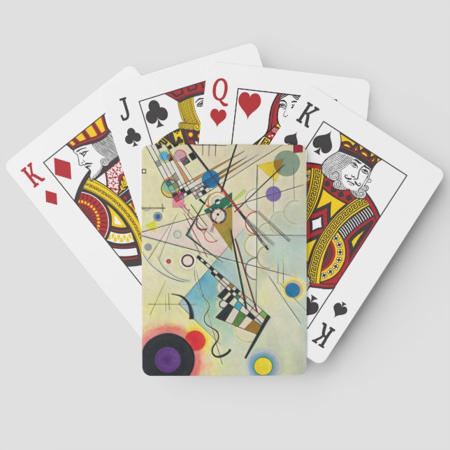 Composition 8, 1923 by Wassily Kandinsky Playing Cards (Back)