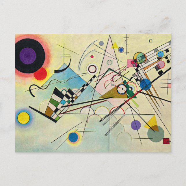 Composition 8, 1923 by Wassily Kandinsky Postcard (Front)