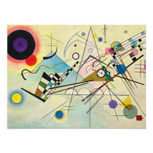 Composition 8 by Wassily Kandinsky Photo Print