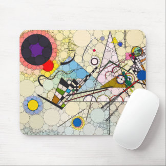 Composition 8, Dots by After Wassily Kandinsky Mouse Mat