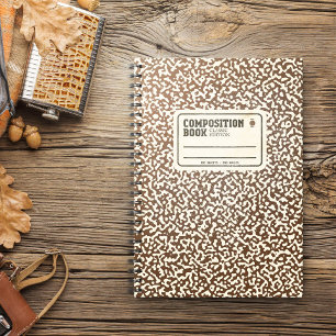Composition Book Brown Classic Edition