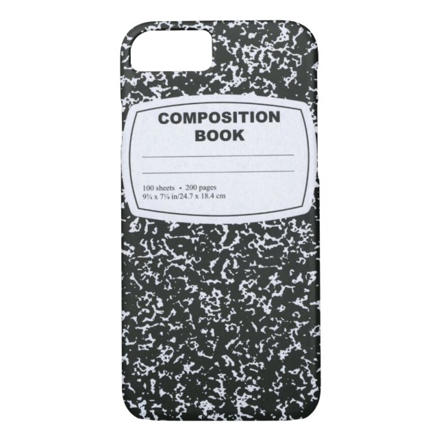 Composition Book Case-Mate iPhone Case (Back)