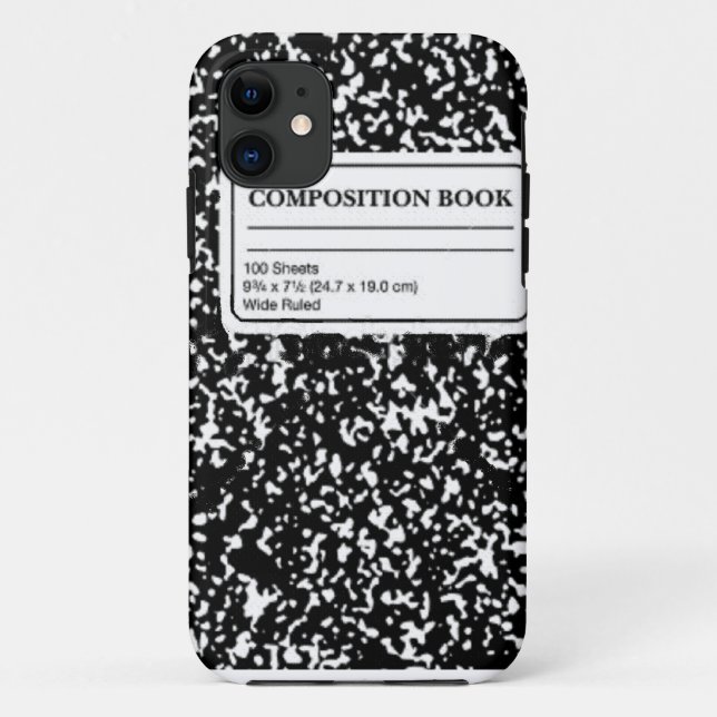 Composition Book Case-Mate iPhone Case (Back)