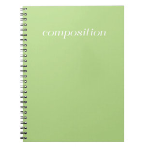 Composition Book - Green