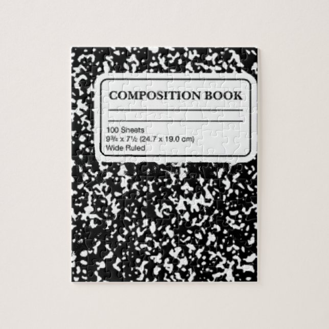Composition Book Jigsaw Puzzle (Vertical)