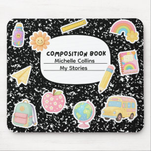 Composition Book Mouse Mat (Customisable)