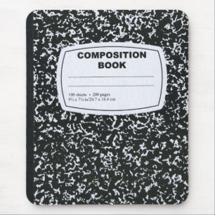 Composition Book Student Teacher Mouse Mat