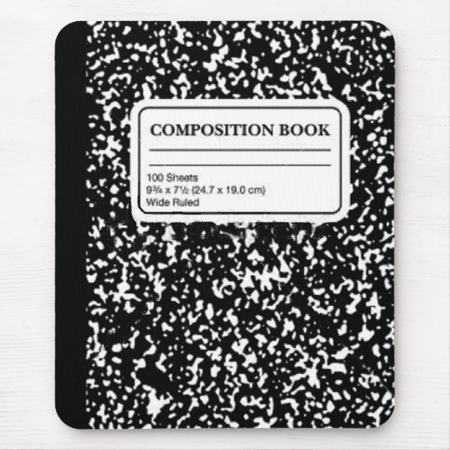 Composition Book/Student-Teacher Mouse Mat (Front)