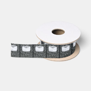 Composition Book Student Teacher Satin Ribbon