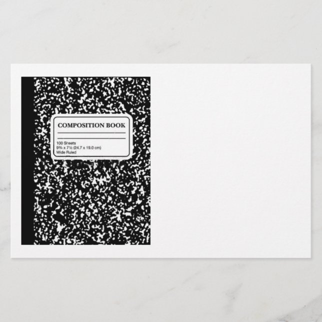 Composition Book/Student-Teacher Stationery (Front)