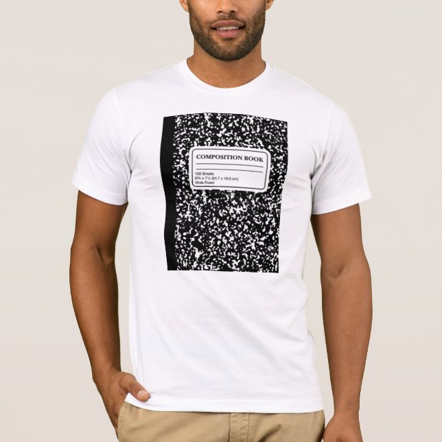 Composition Book/Student-Teacher T-Shirt (Front)