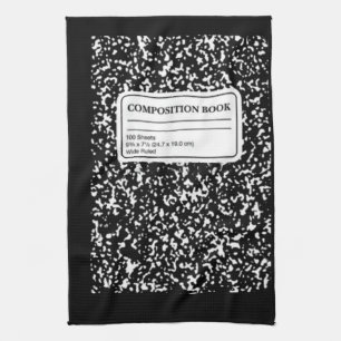 Composition Book Tea Towel