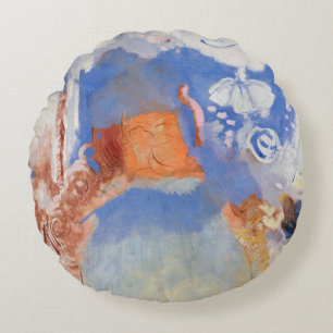 Composition, c.1900 (oil on canvas) round cushion