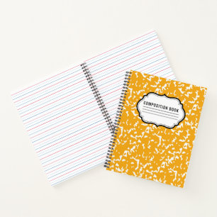 Composition Classic Pattern Spiral Notebook
