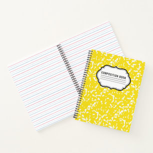 Composition Classic Pattern Spiral Notebook