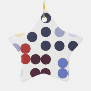Composition dans un cercle by Sophie Taeuber-Arp Ceramic Tree Decoration