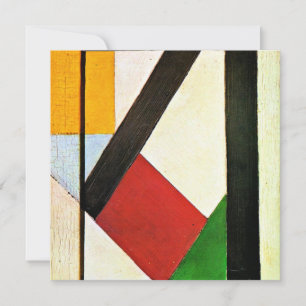 Composition, famous artwork by Theo van Doesburg Card