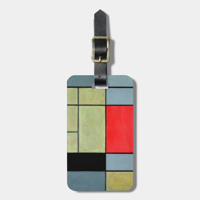 Composition I, 1920 Luggage Tag (Front Vertical)