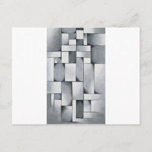 Composition in grey by Theo van Doesburg Postcard