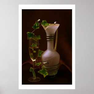 Composition in purple poster