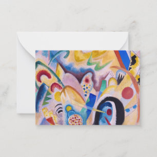 Composition in yellow, 1923 by Wassily Kandinsky Card