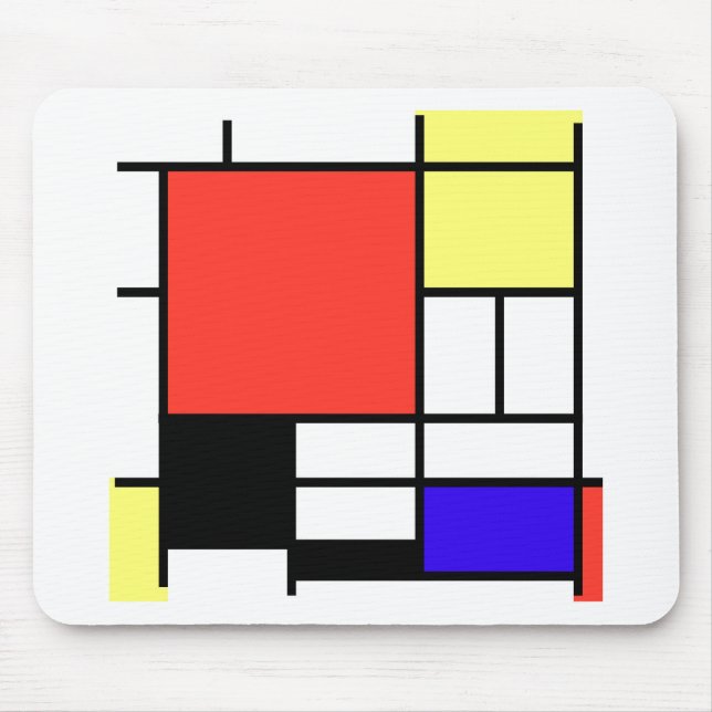 Composition , Mondriaan Mouse Mat (Front)