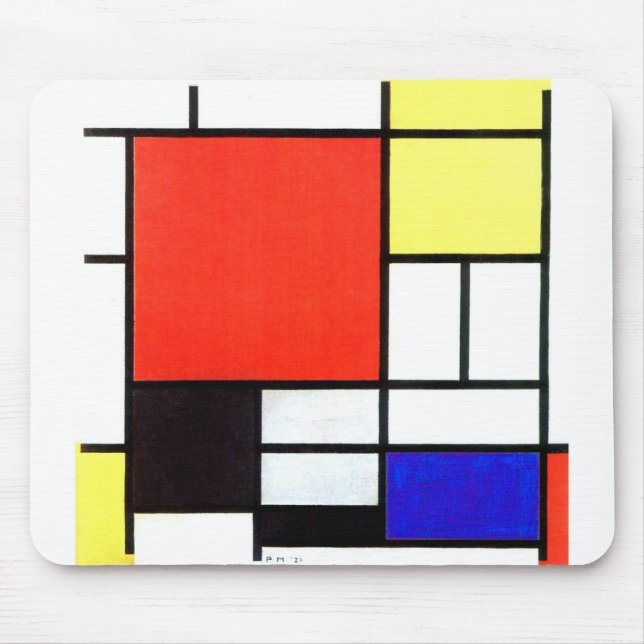 Composition , Mondriaan Mouse Mat (Front)