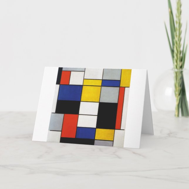 Composition, Mondrian Card (Front)