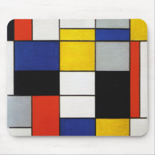Composition, Mondrian Mouse Mat