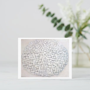 Composition No. 10, Pier and Ocean Mondriaan Postcard