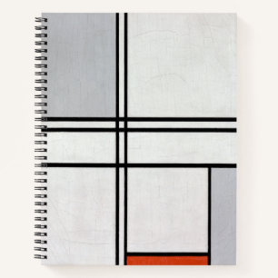 Composition (No. 1) Gray-Red   Piet Mondrian   Notebook