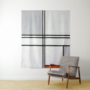 Composition (No. 1) Grey-Red   Piet Mondrian   Tapestry
