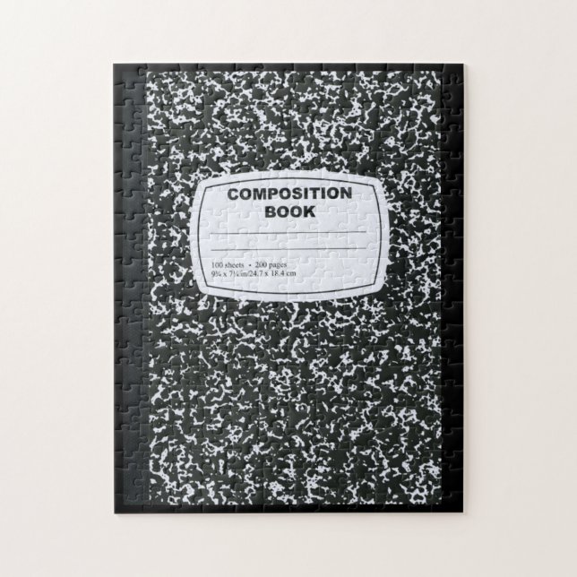 Composition Note Book Jigsaw Puzzle (Vertical)