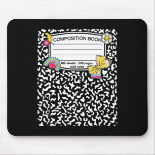 Composition Notebook Matching Group Halloween Teac Mouse Mat