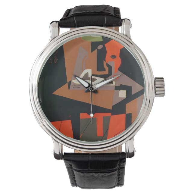 Composition (oil on canvas) watch (Front)