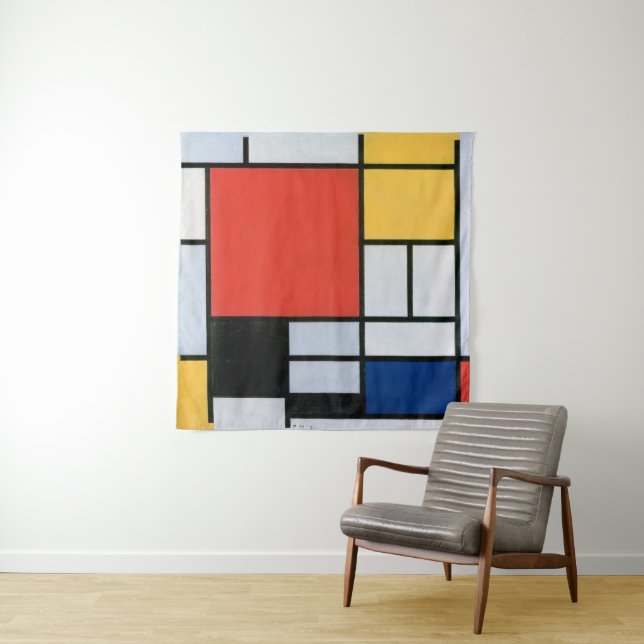 Composition Red, Yellow, Blue, Black | Mondriaan | Tapestry (In Situ)