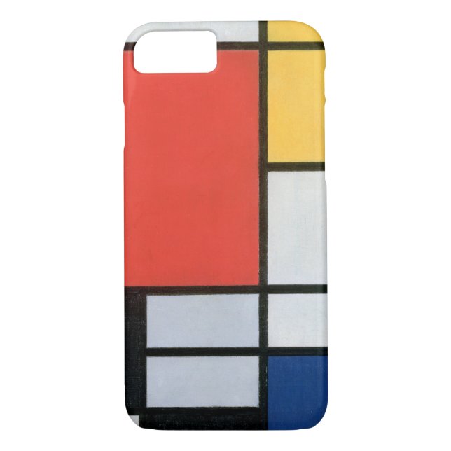 Composition Red, Yellow, Blue, Black, Mondrian Case-Mate iPhone Case (Back)