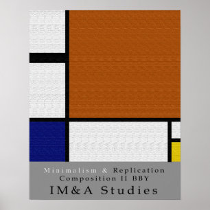 Composition Replication 3 Composition II BBY Poster