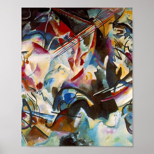 Composition VI by Vassily Kandinsky Poster (Front)