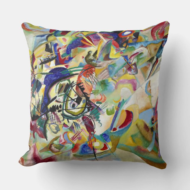 Composition VII, 1913 by Wassily Kandinsky Cushion (Front)